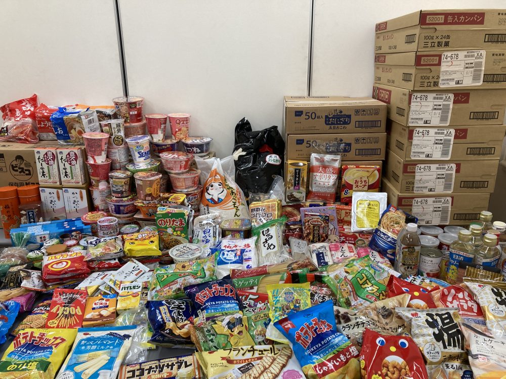 フードバンク山梨様へ食品を寄付しました